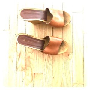 Aldo brown wedges